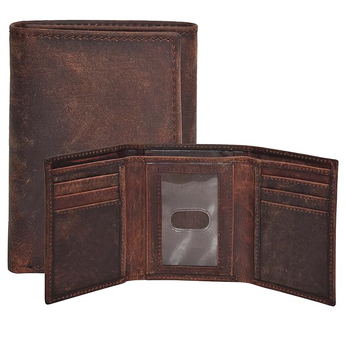 Leather Trifold Wallet